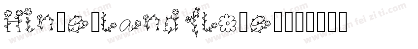 Hinterland flower字体转换